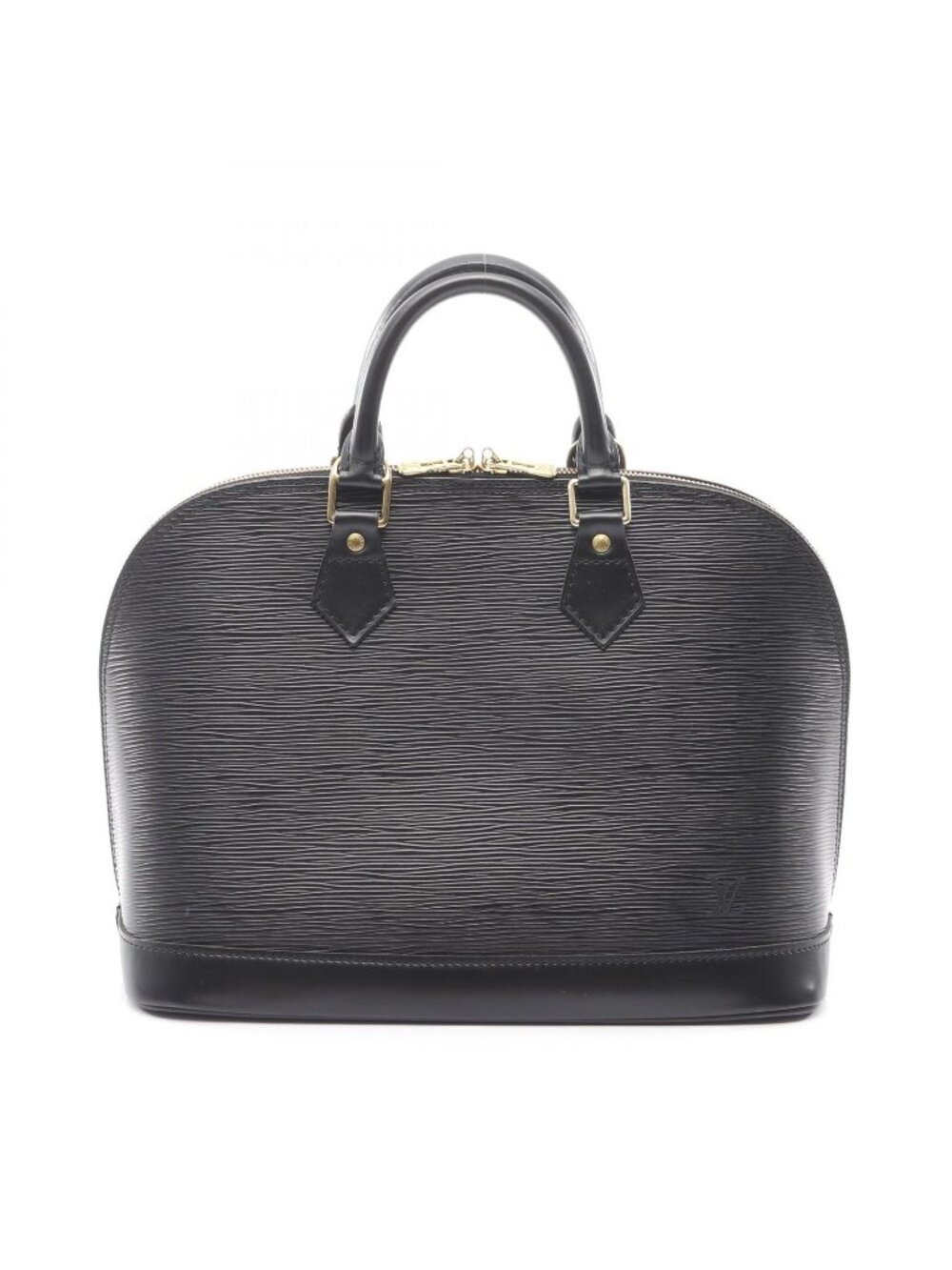 Louis Vuitton Handbag Alma Epi Noir Leather
